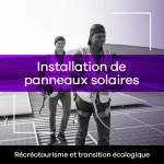 Recreotouristique panneau solaire
