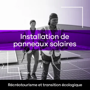 Recreotouristique panneau solaire